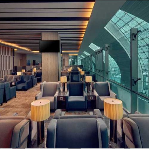 阿联酋迪拜机场T3航站楼环亚贵宾厅休息室Plaza Premium Lounge