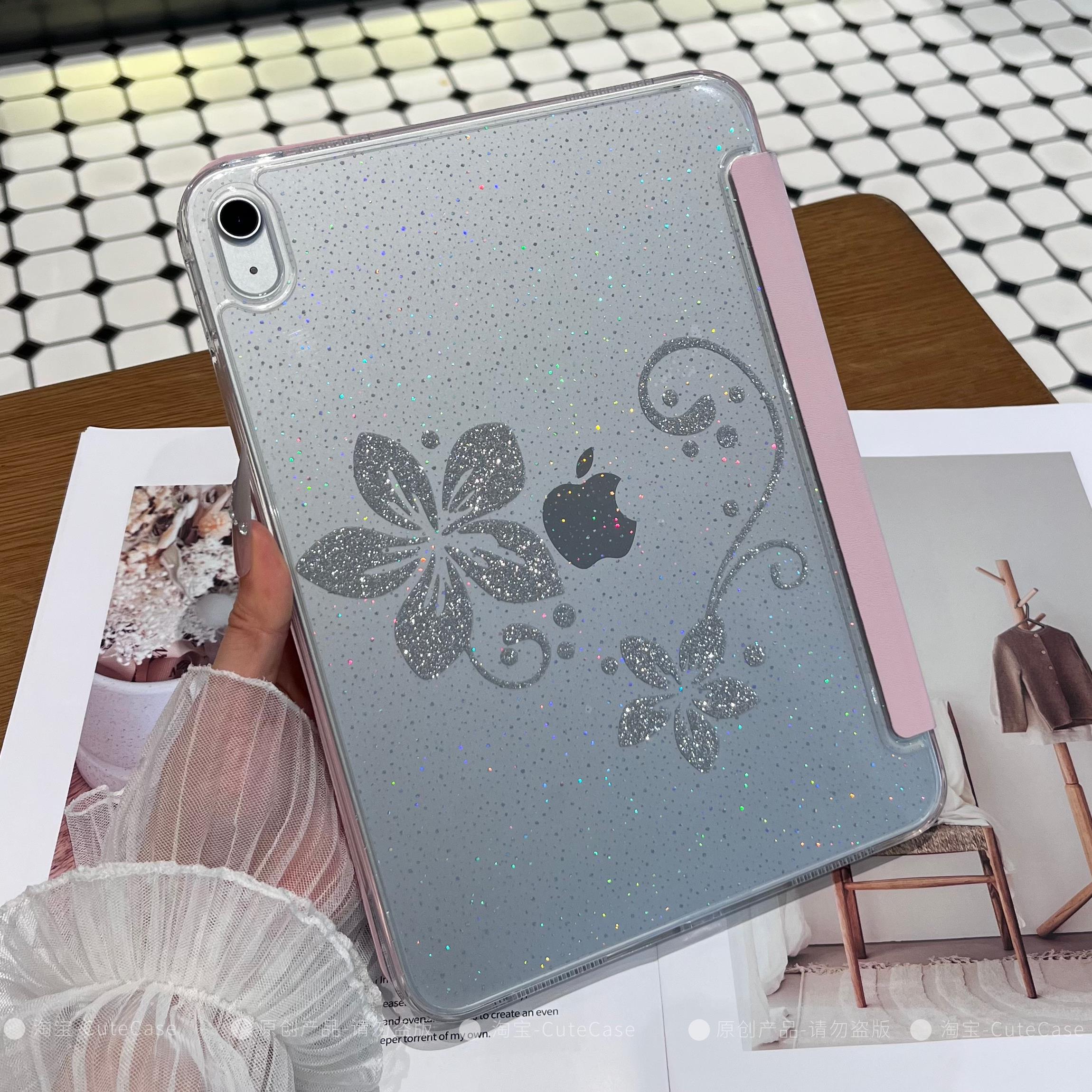 无笔槽适用iPad11保护套2025新款Air11壳苹果pro平板10第九代8轻薄6/5亚克力磁吸3+Y折防弯7防摔外壳图片