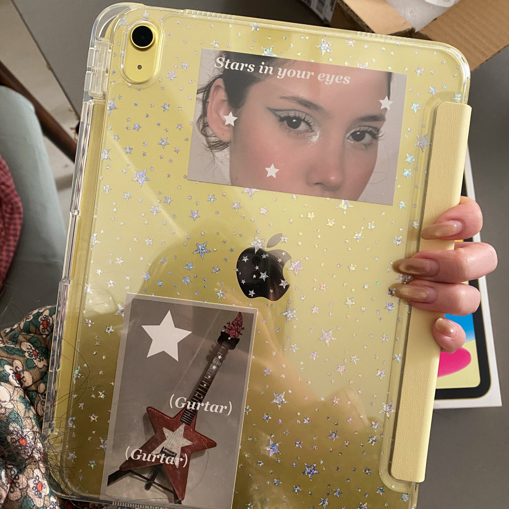 DIY卡纸适用ipad11保护壳ipadpro2026保护套苹果平板air7第6代5/4新款3带笔槽mini6可折叠10代透明8一体化