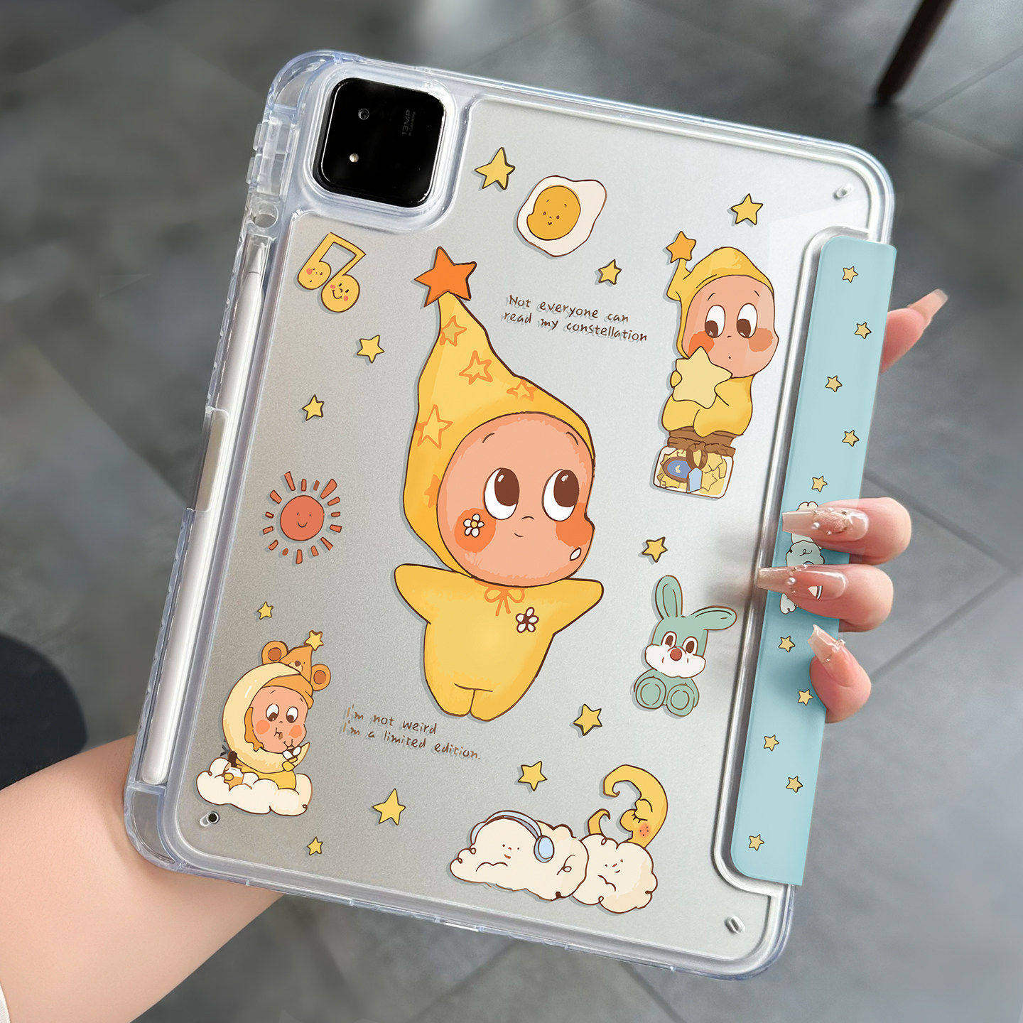星星人适用于ipad11保护壳2025新款10代ipadpro保护套air7苹果平板mini6第十代11英寸9带笔槽8电脑5六七4九3