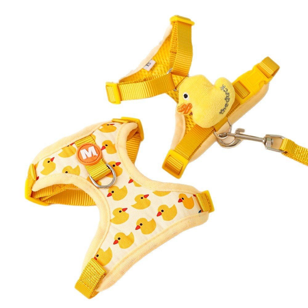 小黄鸭牵引绳子猫咪狗狗胸背带狗绳防挣脱外出背心可调节宠物用品,宠物/宠物食品及用品,猫牵引绳,淘宝优惠券,粉丝福利购,淘宝优惠卷