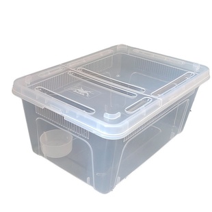 超大爬虫饲养透气角蛙大中小号仓鼠乌龟造景爬台冬眠爬宠箱蚕宝宝