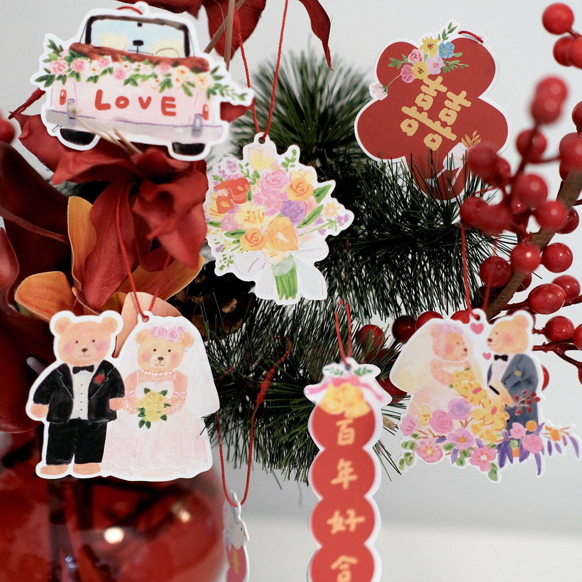 super&jane婚房布置结婚装饰盆栽挂件喜字挂饰小挂件婚庆用品大全,节庆用品/礼品,婚房装扮用品,淘宝优惠券,粉丝福利购,淘宝优惠卷