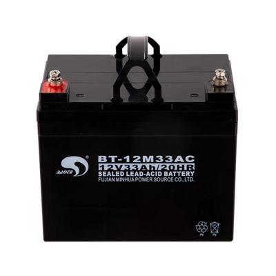 蓄电池BT-12M33AC铅酸电瓶 12V33Ah/20HR免维护蓄电池