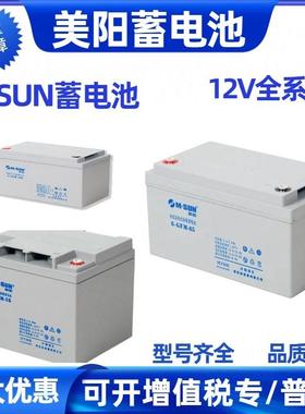 M.SUN蓄电池6-GFM-65 12V7Ah17A24A38A65A100A120A150A200Ah