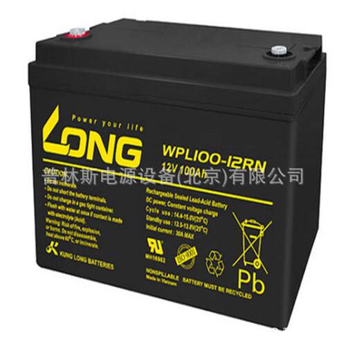 LONG蓄电池WP100-12铅酸电池12V100AH 直流屏UPS电源机电电池
