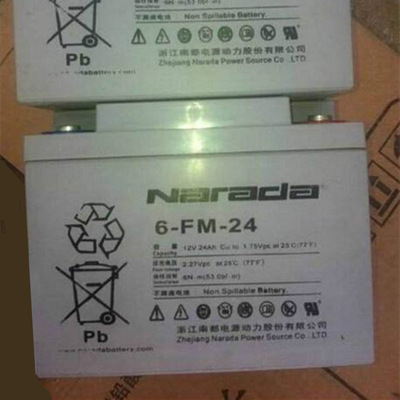 南都蓄电池6-FM-24阀控密封式铅酸蓄电池12V24AHups eps蓄电池