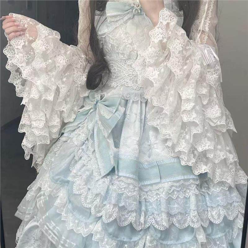 [有里布]樱姬袖洛丽塔内搭雪纺长袖衬衫