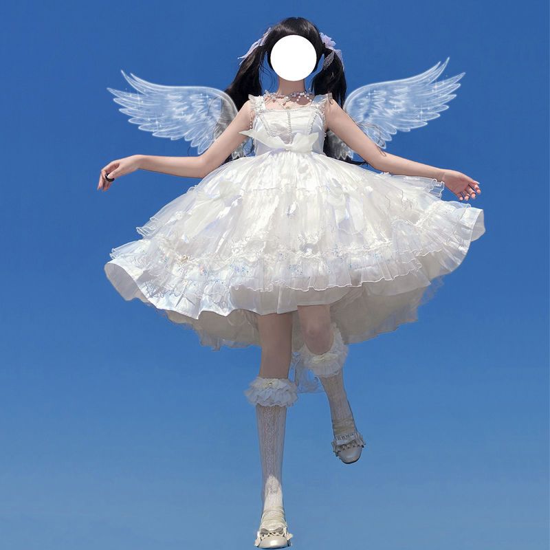 {现货}~原创设计繁星萤火Lolita洛丽塔洋装jsk吊带连衣裙女