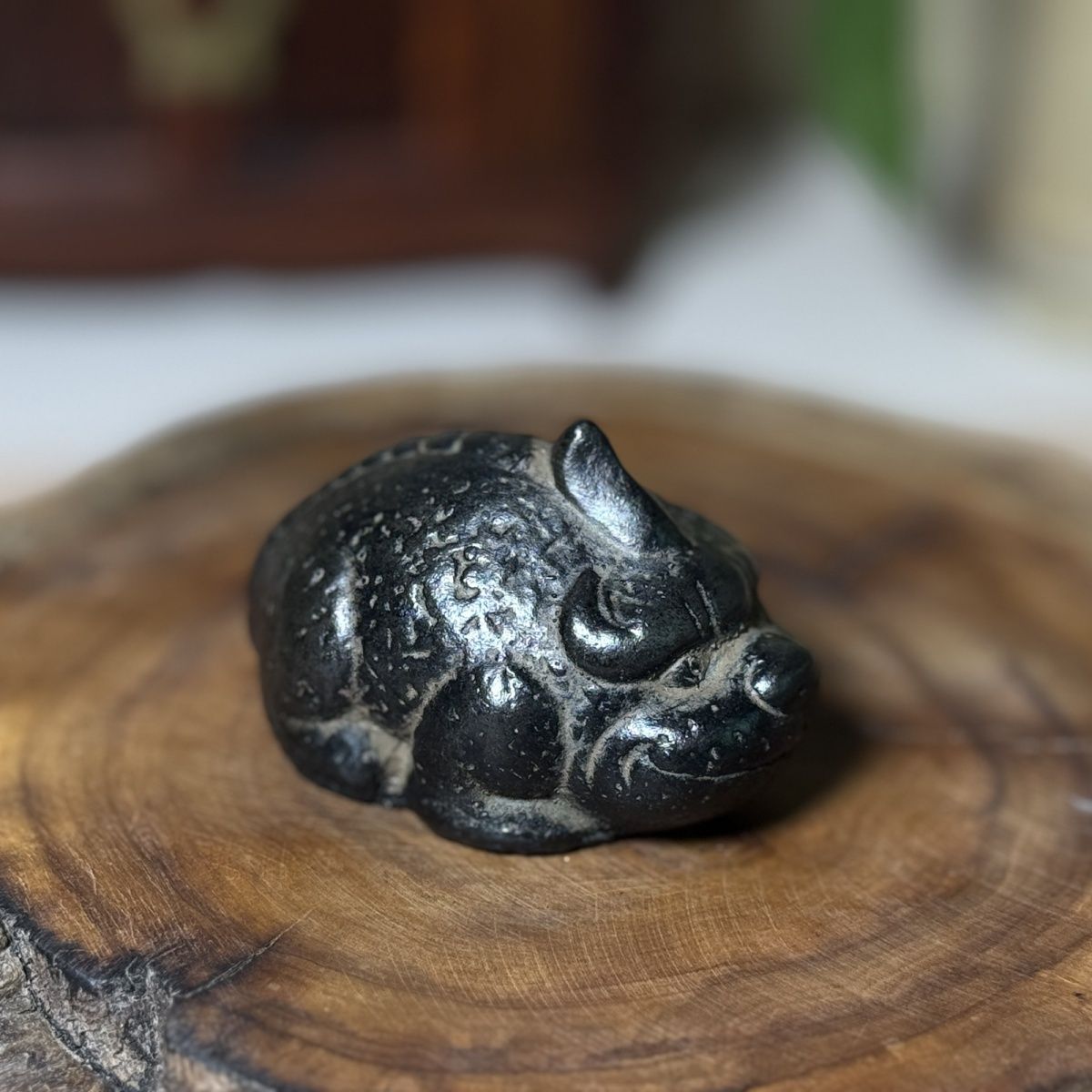 新中式复古可爱招财小貔貅茶宠摆件仿古做旧古风茶台茶桌桌面茶玩