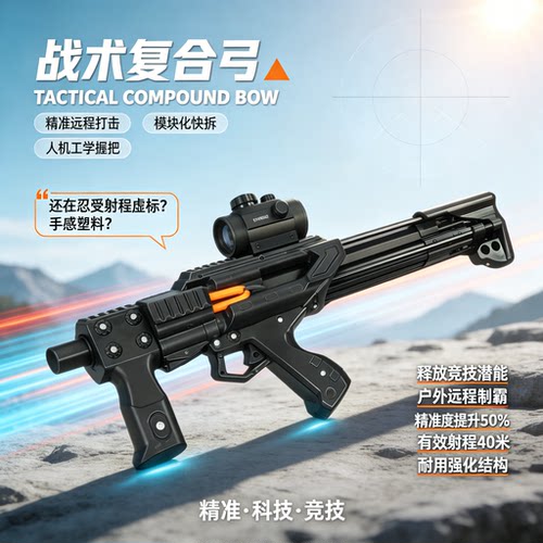 2026新款成年人合法玩具枪雷神弹弓新款升级版3d打印塑料户外休闲