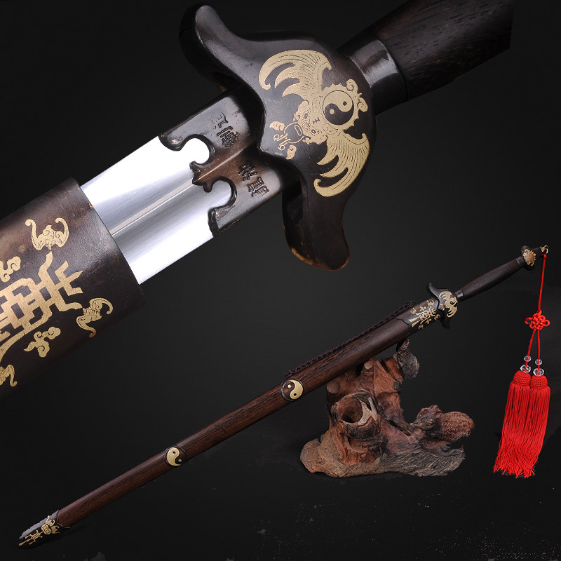 龙泉尊武太极剑 不锈钢 男女武术剑 晨练软剑 表演健身器械未开刃