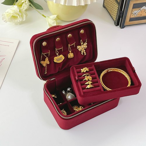 首饰盒工厂直销意大利丝绒