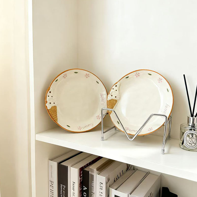 家用个性创意陶瓷吐骨碟釉下彩卡通蛋糕点心碟子高颜值新款,餐饮具,碟,淘宝优惠券,粉丝福利购,淘宝优惠卷