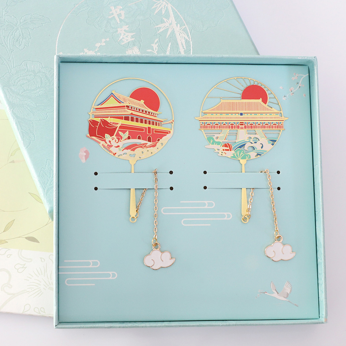 北京故宫金属书签景点天安门中国梦爱国教育定制礼物刻字文创礼品