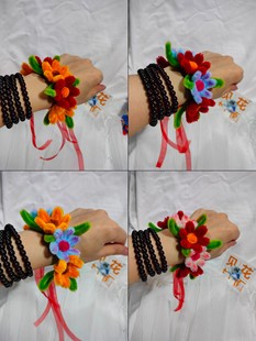 成品华晨宇演唱会手环花2025扭扭棒手工火星花手环互黑小礼物