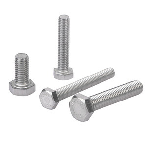 DIN933全牙加长六角头螺杆螺丝螺栓 M14 304不锈钢外六角螺栓