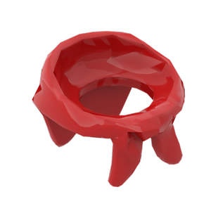 国产小颗粒积木 人仔穿戴配件 红领巾 围巾 围脖 汗巾 30133 玩具