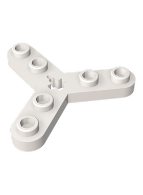 兼容乐高小颗粒积木32125配件科技积木教育零件三叶带孔板MOC散件