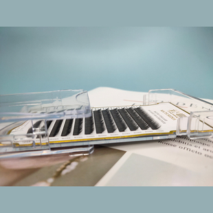 松岛扁毛下睫毛嫁接睫毛日式单根双毛尖进口毛料超软0.15/0.2哑光