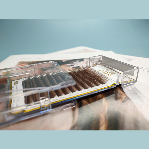 松岛焦糖色yy嫁接睫毛不散根