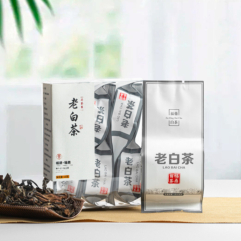 福鼎白茶2015年老白茶春茶寿眉散茶茶叶枣香独立包装礼盒装150g