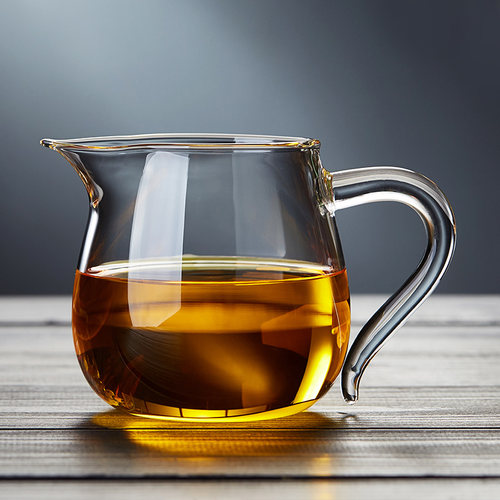 玻璃公道杯加厚耐热高档过滤日式小型泡茶杯带茶漏茶滤一体分茶器
