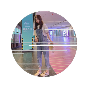 复古宽松牛仔背带裤女九分裤韩版春夏季破洞学生显瘦2026宽松百搭
