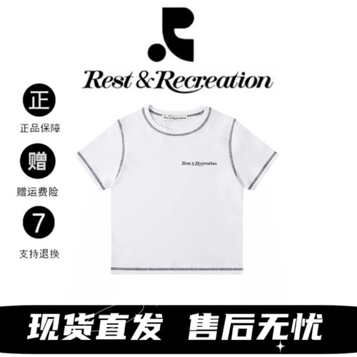 夏季字母印花RR显瘦短袖T恤女