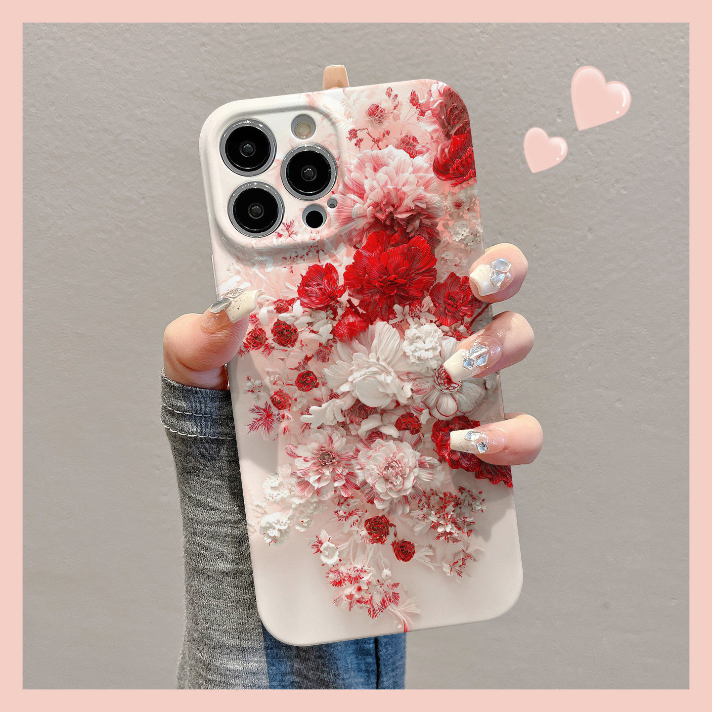 焱焱国风玫瑰花朵适用苹果华为vivo小米oppo红米荣耀一加iPhone16手机壳15promax菲林14爆款i13新款12女mate7,3C数码配件,手机保护套/壳,淘宝优惠券,粉丝福利购,淘宝优惠卷