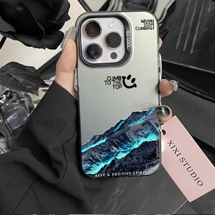 11全包x防摔外壳xsmax雪山极光华为彩银壳IPHONE保护套小米14 苹果12 焱焱iPhone15ProMax手机壳14 13pro新款