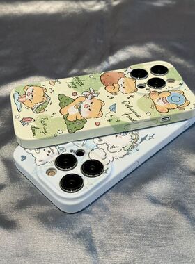 焱焱小萨摩耶适用vivoX200Pro手机壳Y300Pro/vivos19/s18/X100Pro/菲林iPhone16prom超火苹果15plus/12/11/13