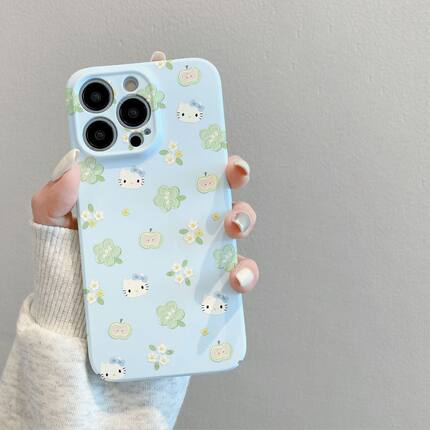 焱焱凯蒂猫花朵适用于OPPOReno12Pro手机壳Reno11OPPOK12/A3Pro/FindX7Pro苹果16华为mate70pro小米15帅气