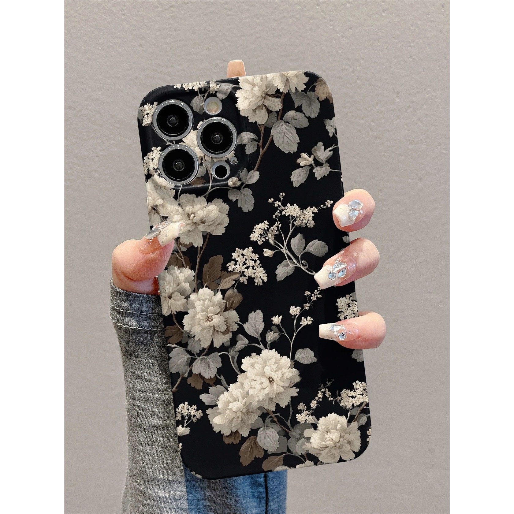 焱焱满屏白花适用苹果华为vivo小米oppo红米荣耀一加iPhone17手机壳16Promax菲林15花朵14新款13潮