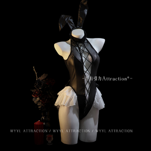 吸引力「禁欲兔」兔女郎cos服装 小胸战袍****制服qqny诱惑内衣