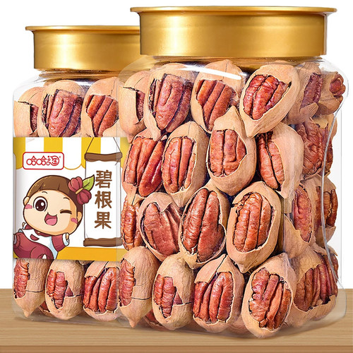 哈哈淘碧根果长寿果奶油味坚果