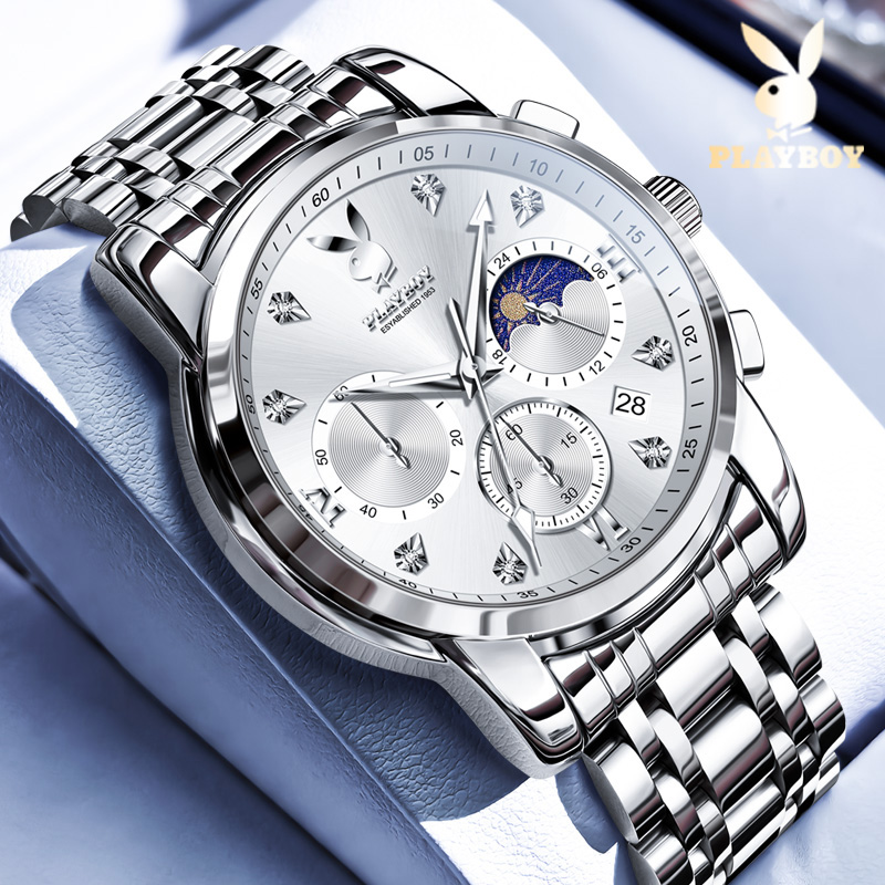 【花花公子】官方认证男士机械表