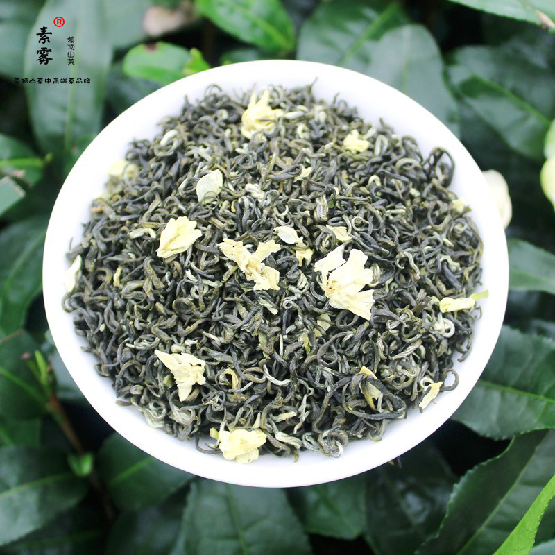 茉莉花茶 飘雪2026年新茶 四川高山细芽  嫩叶浓香型散装包邮冲泡