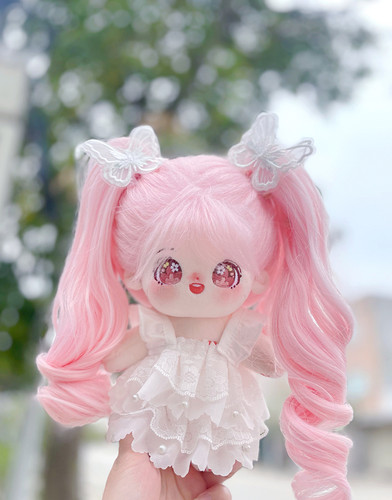 新款20cm棉花娃娃娃衣盐渍樱花包