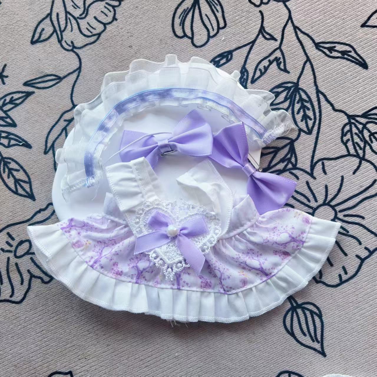 新款现货邦尼兔32cm手作娃衣着替裙子小红书同款高颜值娃衣