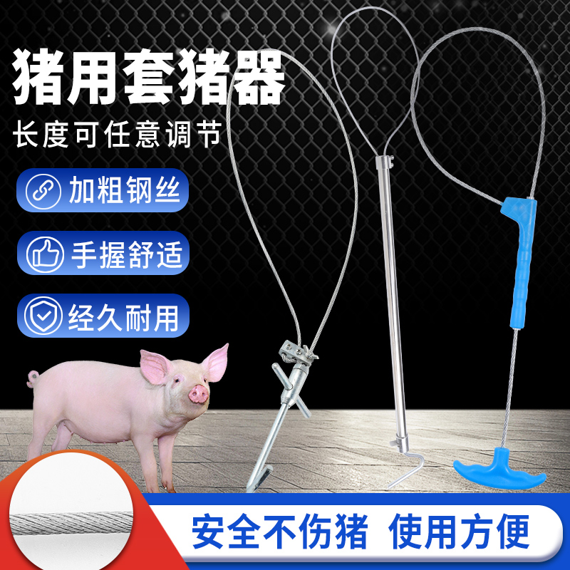 猪用保定器金属套猪器