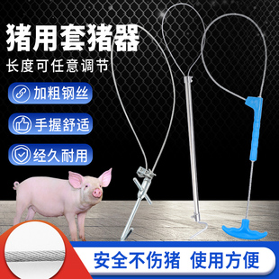 猪用保定器金属套猪器拉猪绳猪套子捕猪兽用打针套猪嘴器抓猪神器