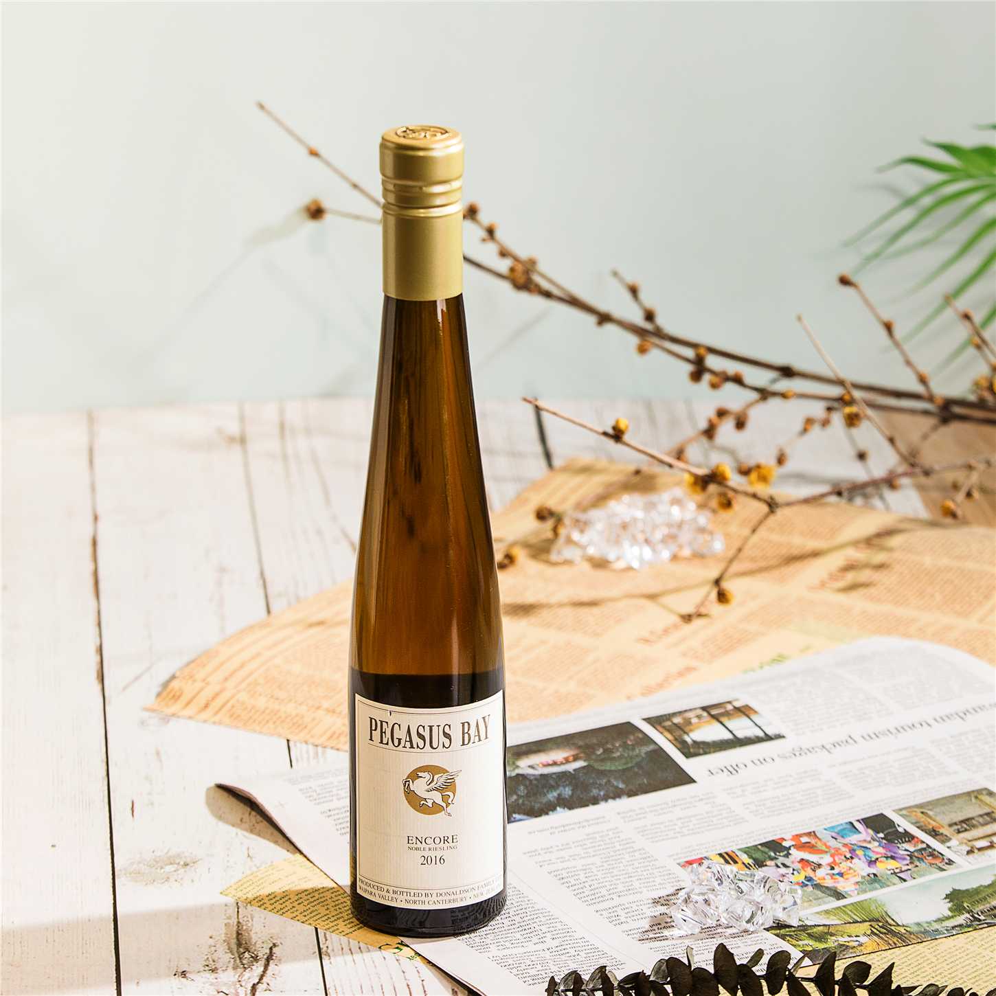【高阶甜酒新西兰TBA】飞马湾安可贵族雷司令甜白葡萄酒375ml