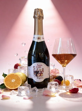 【南美水果的香甜】巴西圣罗拉嘉年华无醇起泡白葡萄汁660ml/瓶