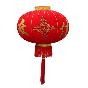 150#欢度佳节植绒灯笼大号户外防水大门1米吊灯中国风过新年挂饰