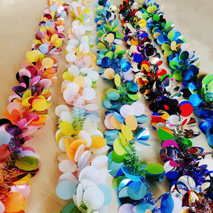 彩条彩带彩龙毛条拉花春节元旦新年晚会活动布置结婚生日门店装饰