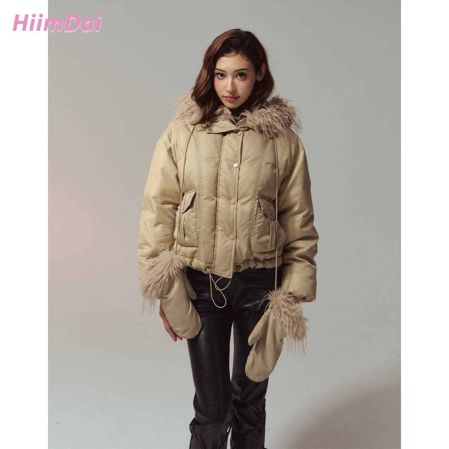 HiimDai通勤面包羽绒服