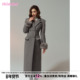 HiimDai 大衣 100%绵羊毛超模沙漏腰双面呢长款 留洋大小姐Pro Max