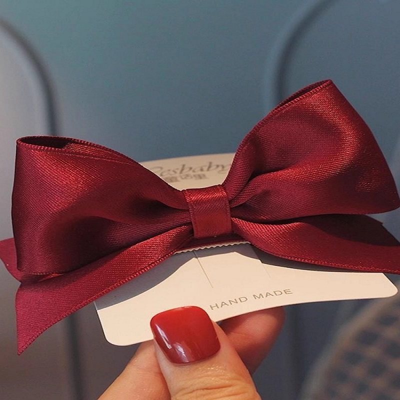 日韩新款儿童立体蝴蝶结发夹小女孩公主可爱宝宝淑女发卡夹子发饰