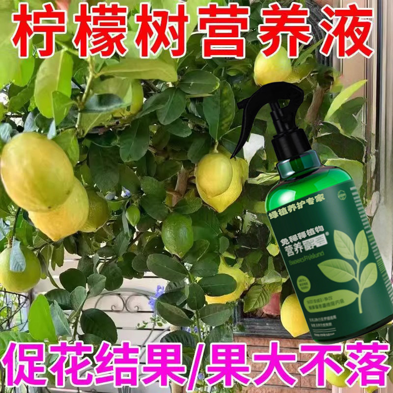 柠檬树肥料香水专用肥开花结果复合花肥盆栽果树水果缓释型氮磷钾